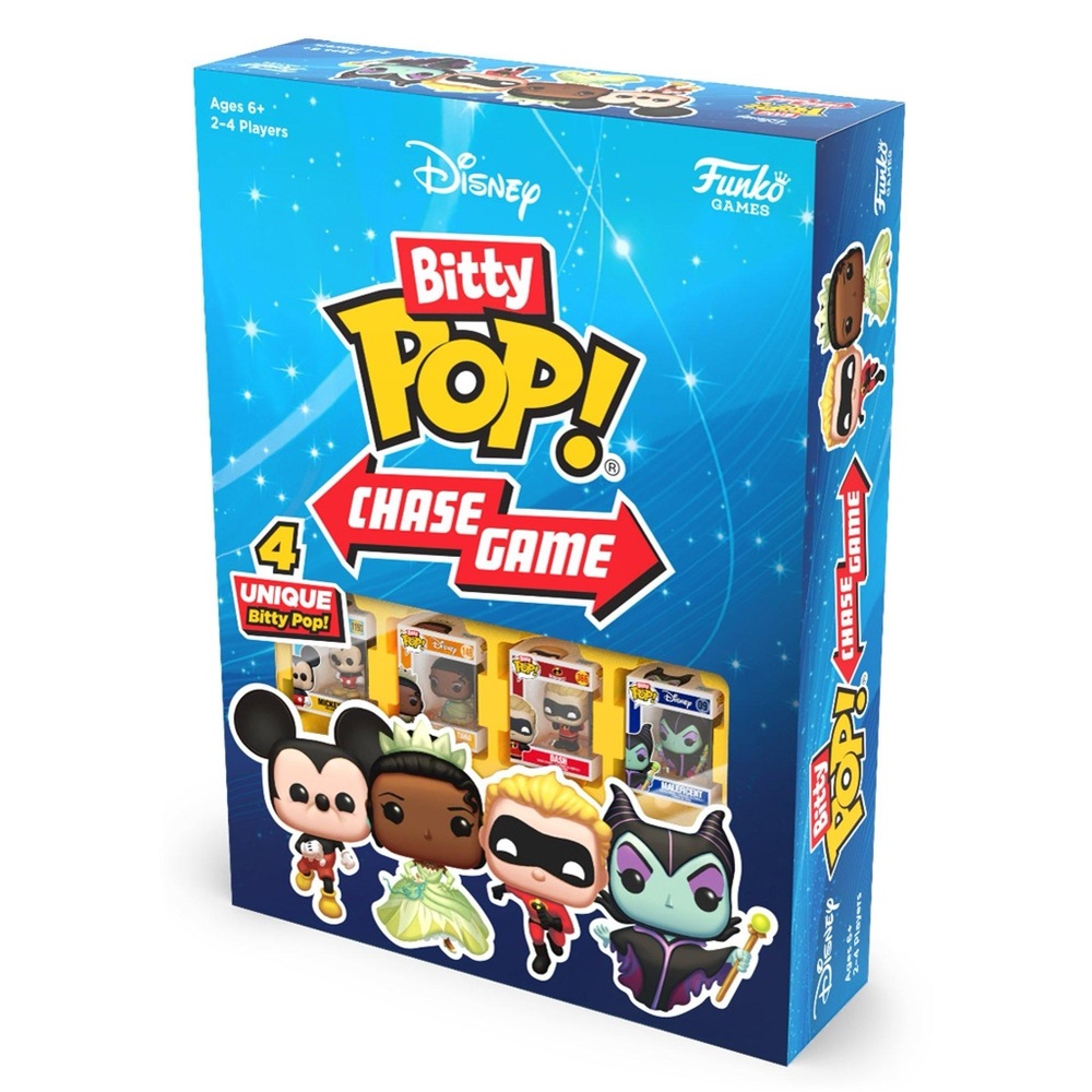 Funko Bitty Pop Chase Game Disney With Maleficent Chase